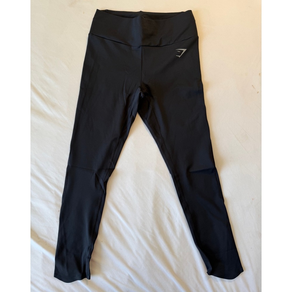 Gymshark Training Leggings Black High Waisted Gym Pants Womens Size Medium B1A1Y